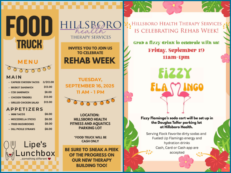 Rehab Week Flyers 2025