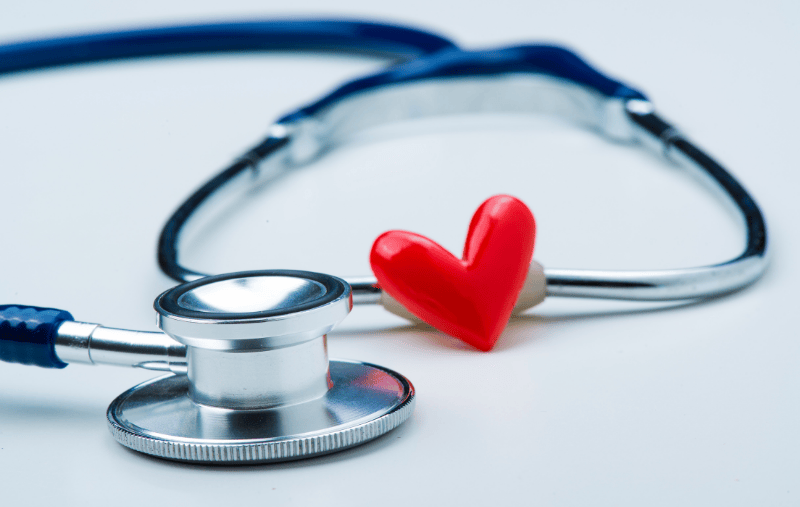 Stethoscope and Heart Foundation Page