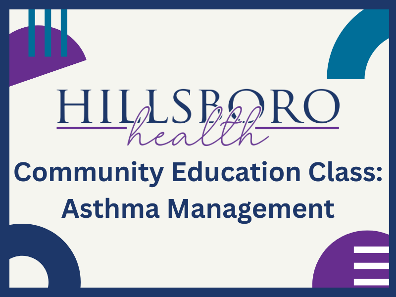 Asthma Management Class Flyer