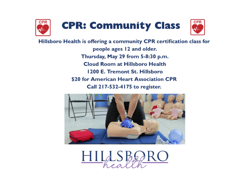 CPR Community Class Flyer 2025