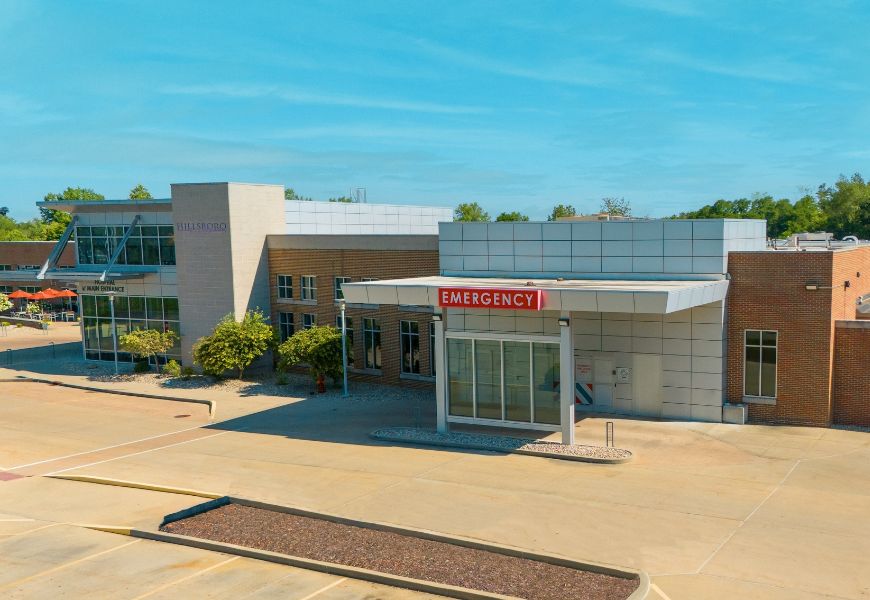 Hospital Exterior ER View